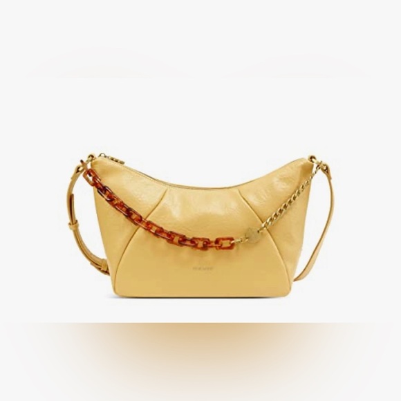 Pixie Mood Zuri Shoulder Bag Melon Adjustable Tortoise Strap Vegan Leather - Picture 2 of 16